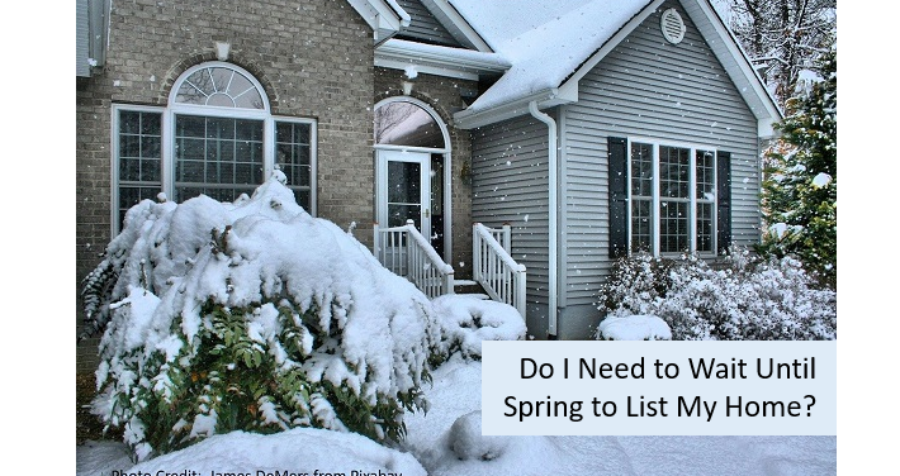 READ-A-BIT Blog: Do I Need to Wait Until Spring to List My Home? | New Century Real Estate | www.newcenturymn.com